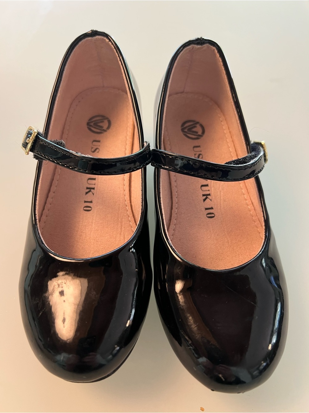 Patent Black Mary Jane Dress Shoes for Girls